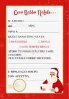 anteprima - Materiale di supporto/inclusione - Lettera a Babbo Natale inclusiva! - Pagina 1