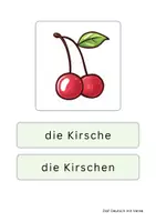 Vorschau - Fördermaterial/Inklusion - Obst und Gemüse - Bild- und Wortkarten DaF/DaZ - Seite 3