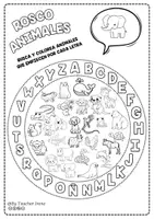 Vista previa - Hojas de trabajo - Rosco animales - Portada