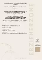 Vorschau - Stundenentwürfe - Verlaufsplanung Kinder aus suchtbelasteten Familien Lehrprobe Unterrichtseinheit - Deckblatt