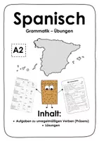 Vorschau - Arbeitsblätter - Spanisch Anfängerunterricht (A1). Aufgabe zum Thema "verbos irregulares" (presente) - Deckblatt