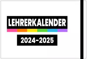 Vorschau - Anderer Materialtyp - Lehrerkalender Schuljahr 2024-2025 in Regenbogenoptik - Seite 1