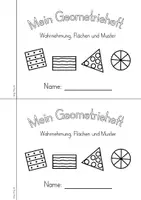 Vorschau - Arbeitsblätter - Geometriepaket Klasse 1/2 - Wahrnehmung - Muster - Flächen (Materialpaket) - Seite 2