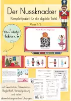 Vorschau - Arbeitsblätter - Der Nussknacker – Musikunterricht Klasse 1/2 – Tschaikowsky mit Arbeitsblättern & Hörbeispielen an der digitalen Tafel - Deckblatt