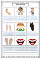 Vorschau - Arbeitsblätter - Materialpaket - Body parts - Seite 2