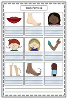 Vorschau - Arbeitsblätter - Materialpaket - Body parts - Seite 3