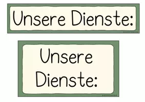 Vorschau - Poster - Löwenklasse- Unsere Klassendienste - Seite 1
