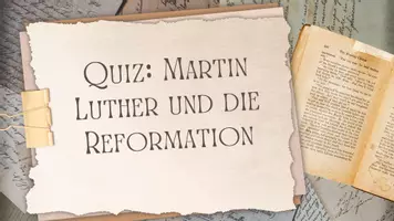 Vorschau - Arbeitsblätter - Quiz Martin Luther und die Reformation - Deckblatt