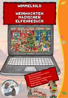 Vorschau - Präsentationen/Tafelbilder - Wimmelbild Weihnachten, Elfen, Weihnachtszauber, Heiligabend - Deckblatt