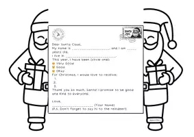 Vista previa - Hojas de trabajo - Dear Santa (all idioms) by games2learn - página 1