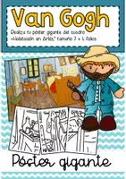 anteprima - Materiale per pittura e bricolage - Van Gogh: poster collaborativo del dipinto "La camera di Arles" - Pagina di copertina