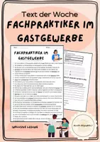 Vorschau - Fördermaterial/Inklusion - Materialpaket: 11 Texte der Woche zu verschiedenen Berufen - Seite 1