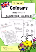 Vorschau - Arbeitsblätter - Colours - Arbeitsblatt für die 1. Klasse - Deckblatt