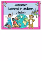 Vorschau - Arbeitsblätter - Postkarten: Karneval/Fasching in anderen Ländern - Seite 3