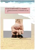 Vorschau - Arbeitsblätter - A plus 2 Unité 4 Relativpronomina zu "Il faut réagir"; mit Lösungen - Deckblatt