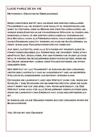 Vorschau - Arbeitsblätter - Lerntheke Lucie parle de sa vie À plus 1&2; mit Lösungen - Seite 1