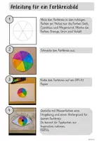 Vorschau - Arbeitsblätter - Farbkreisbilder gestalten - Seite 2