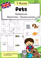 Vorschau - Unterrichtsreihen - PETS - Haustiere - Englisch - Klasse 1 - Deckblatt