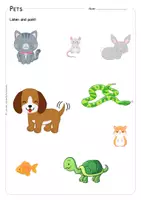 Vorschau - Arbeitsblätter - Haustiere - Pets - Englischmaterial - ab Klasse 2 - Seite 3