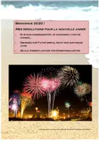 Vorschau - Arbeitsblätter - Futur simple - Résolutions pour la nouvelle année; mit Lösungen - Deckblatt