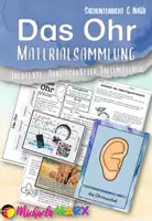 Vorschau - Arbeitsblätter - Das Ohr - Materialsammlung - Hören - Deckblatt