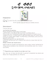 Aperçu - Jeux - Loto Noël couleurs - Page 1