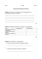 Vorschau - Arbeitsblätter - Aktiv_Passiv Klassenarbeit - Seite 1
