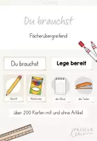 Vorschau - Präsentationen/Tafelbilder - Du brauchst / Lege bereit - über 200 Karten (mit und ohne Artikel) - Deckblatt