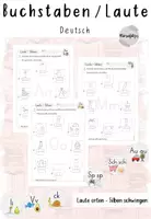 Vorschau - Arbeitsblätter - Buchstaben ⎟ Laute orten und Silben schwingen - Deckblatt