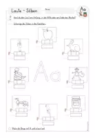 Vorschau - Arbeitsblätter - Buchstaben ⎟ Laute orten und Silben schwingen - Seite 3