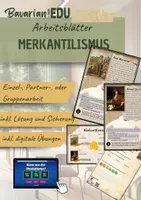Vorschau - Arbeitsblätter - Absolutismus - Merkantilismus | Arbeitsblatt & Fallbeispiele | Geschichte - Deckblatt