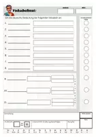 Vorschau - Test - Vokabeltest Leervorlagen (digital und analog) - Seite 3