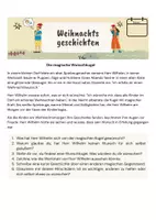 Vorschau - Arbeitsblätter - Drei Weihnachtsgeschichten mit Musterlösung - Seite 2