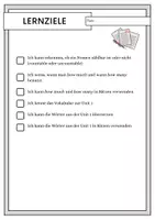 Vorschau - Arbeitsblätter - Englisch - young world 4 Unit 1 - Seite 1