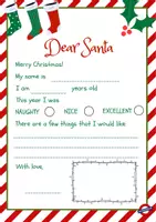 Vista previa - Hojas de trabajo - Santas letter primary - página 3