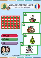 Vista previa - Juegos / Gamificación - NOËL - Jeu de détonation (Interactif et imprimable) - Portada