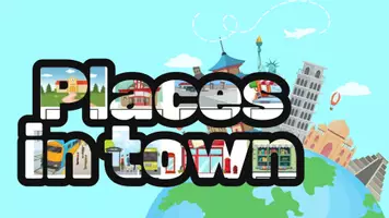 Vista previa - Juegos / Gamificación - What can you see? Places in town for kids - Portada