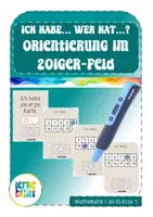 Vorschau - Arbeitsblätter - Ich habe, Wer hat... Orientierung im 20iger-Feld - Deckblatt