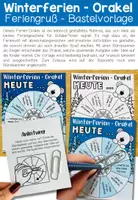 Vorschau - Anderer Materialtyp - Winterferien-Orakel (Feriengruß / Feriengeschenk) - Seite 1