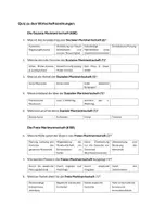 Vorschau - Quiz - Quiz/Test zu den Wirtschaftsordnungen, Klasse 9 - Deckblatt