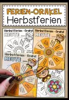 Vorschau - Anderer Materialtyp - Herbstferien-Orakel (Feriengruß / Feriengeschenk) - Deckblatt