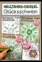 Vorschau - Anderer Materialtyp - Neujahr – Glücksbringer und Neujahrsgeschenk | Glücksschwein-Orakel - Deckblatt