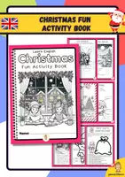 Προεπισκόπηση - Φύλλα εργασίας - christmas fun activity book - Εξώφυλλο