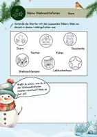 Vorschau - Arbeitsblätter - Kreative Beschäftigung (1-2 Klasse): Arbeitsblätter Winter - Seite 1