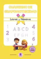 Vista previa - Refuerzo / NEE / Materiales de apoyo - GRAFOMOTRICIDAD - Letras y Números (4-7 años) - Portada