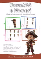 anteprima - Esercizi - Quantità e Numeri PIRATI Vol. 1 - Pagina di copertina
