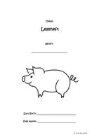 Vorschau - Arbeitsblätter - Leseheft zu "Rennschwein Rudi Rüssel" von Uwe Timm - Deckblatt