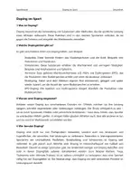 Vorschau - Arbeitsblätter - Doping im Sport (Sporttheorie) - Seite 1