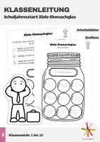 Vorschau - Arbeitsblätter - Klassenleitung: Materialpaket Schuljahresstart (Starterpaket) - Seite 1