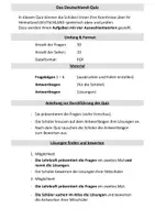 Vorschau - Arbeitsblätter - Deutschland-QUIZ - Seite 1